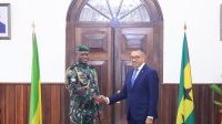 Brice Clotaire Oligui Nguema en visite de travail à Sao-Tomé et Principe
