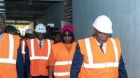 Akure-Davain inspecte l’ENM et le chantier de l’annexe du tribunal de Libreville
