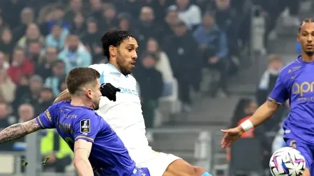 Ligue 1&nbsp;: Aubameyang muet, l’OM freiné dans son élan par Monaco
