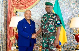 Le Premier ministre santoméen reçu par le président de la transition Brice Clotaire Oligui Nguema