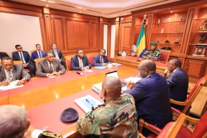 Une délégation de chefs d’entreprises chez Brice Oligui Nguema