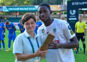 Biélorussie&nbsp;: le Gabonais Junior Effaghe désigné meilleur joueur du mois de juillet