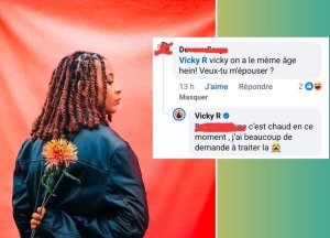 Un fan déclare sa flamme à Vicky R et lui demande sa main en ligne
